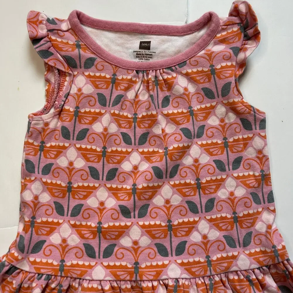 Tea Collection 100% Cotton Butterfly Dress 6-12M